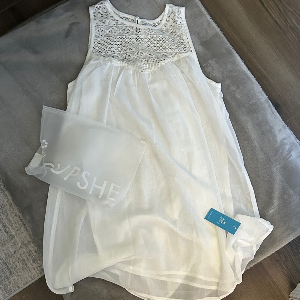 Cupshe White Lace Dress